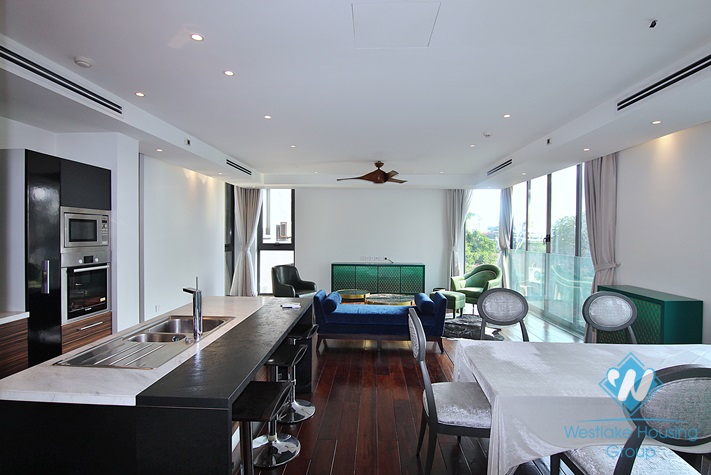 Quality apartment with nice design for rent in Xuan Dieu st, Quang An ward 